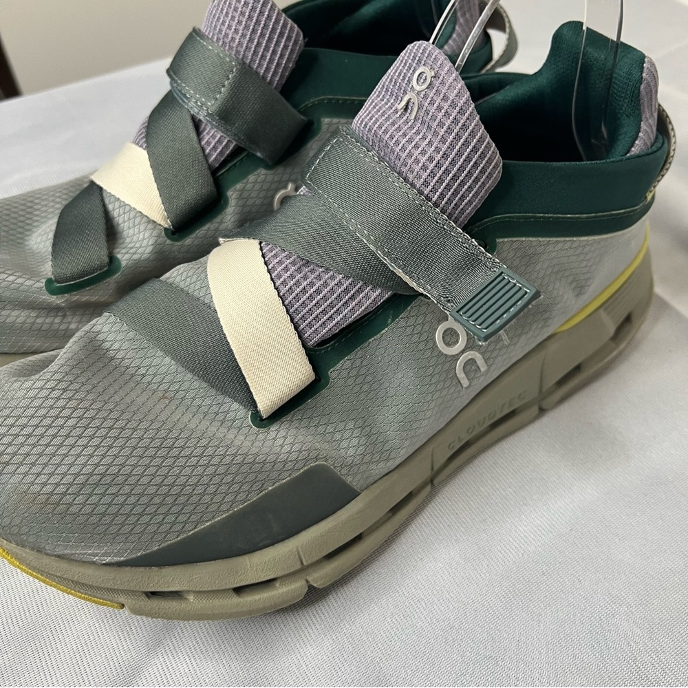 On Cloud Women’s Size 11 Tennis Shoes Cloud Nova Wrap Grey Lavender Sneaker Gym - Picture 6 of 11